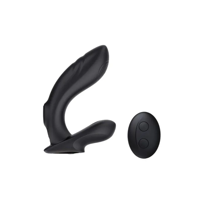 Inty Toys Rebel Male Prostate Massager Remote Anal Butt Plug Vibrator Silicone