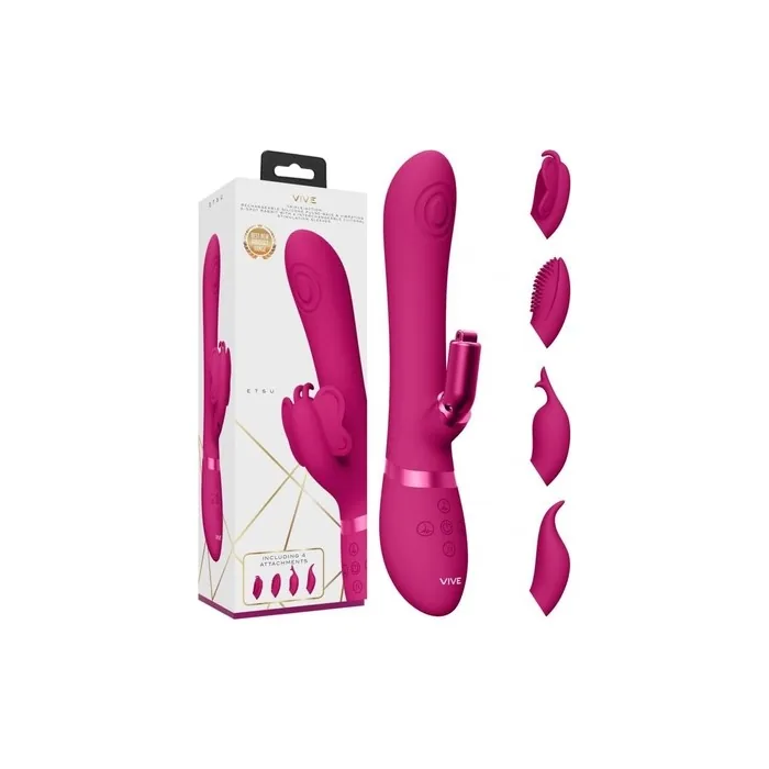 Shots G-Spot Vibrator VIVE031PNK Pink One Size