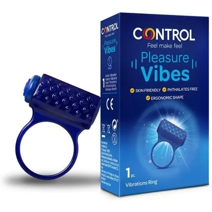 Control Pleasure Vibes Vibrating Ring with Embossed Dots