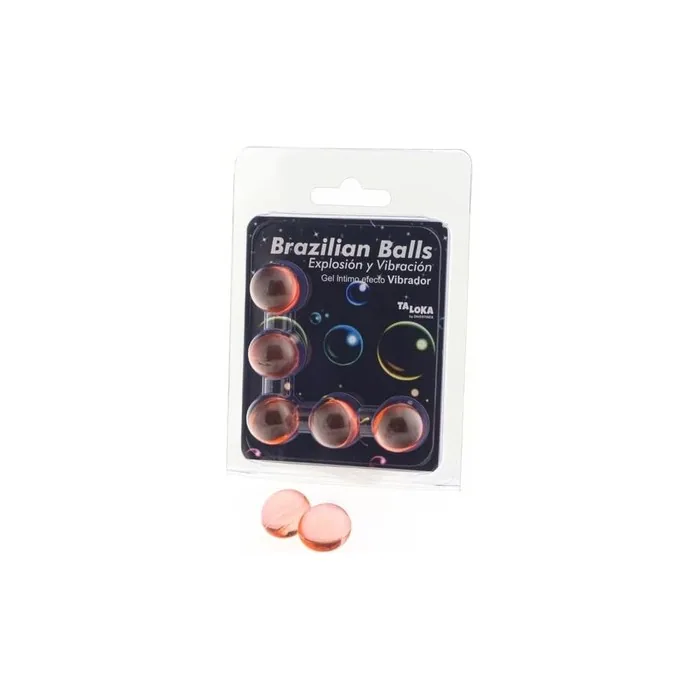 Diverty Sex 5 Brazilian Balls Exciting Gel with Vibration Effect - Pack of 5