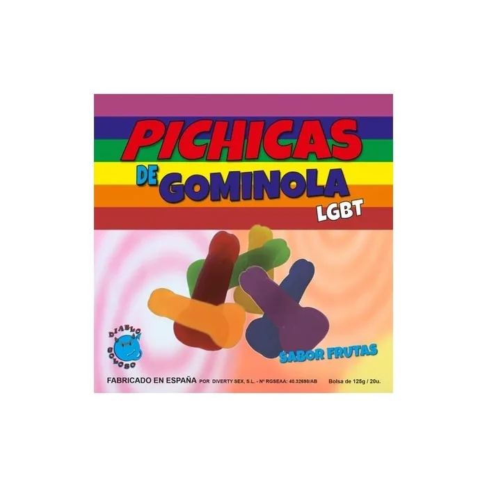 Divertysex Gummy Candy Flag Penis 1 Count