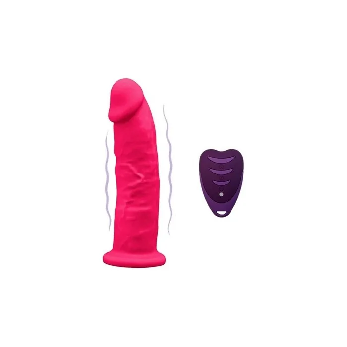 Silexd Realistic Penis Model 2 Pink with Remote Control 17cm
