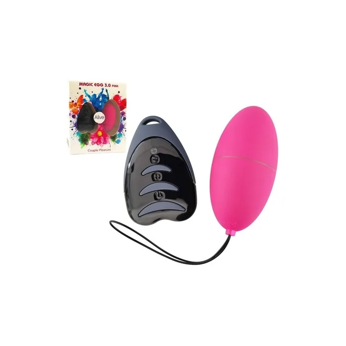 Alive Magic Egg 3.0 Vibrating Remote Control Egg Pink