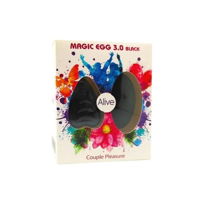 Alive Magic Egg 3.0 Vibrating Remote Control Black
