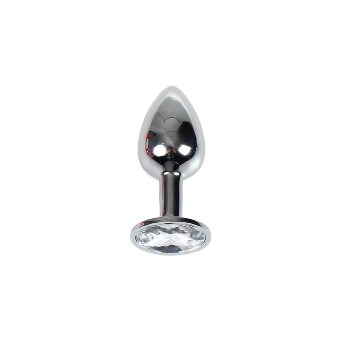 Secret Play Transparent Aluminum Anal Plug 8 Cm