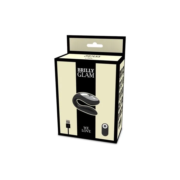 Brilly Glam Pair Vibrator Black with Remote Control