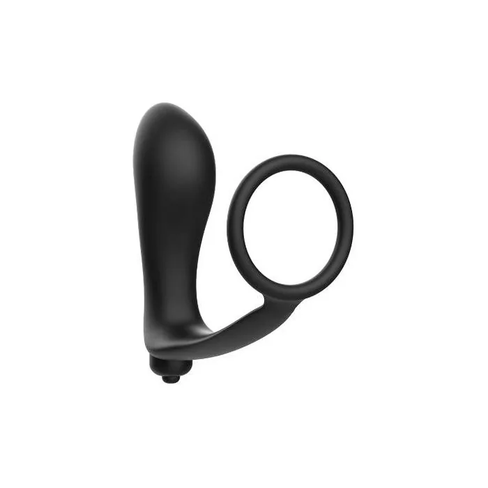 Addicted Toys Anal Vibrator Plug With Penis Ring