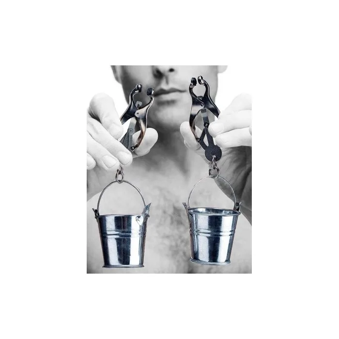 Ohmama Fetish Nipple Clamps With Cubes