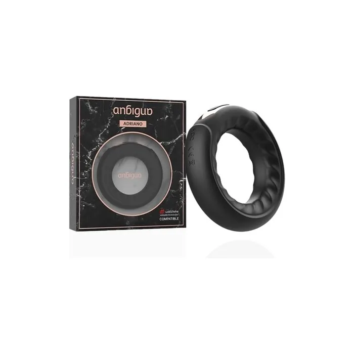 Anbiguo Adriano Vibrating Ring Compatible With Watchme Wireless Technology