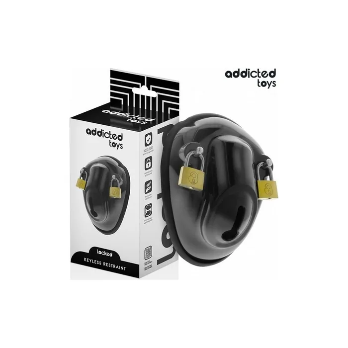 Addicted Toys Locked Keyless Penis Cage 11.5cm