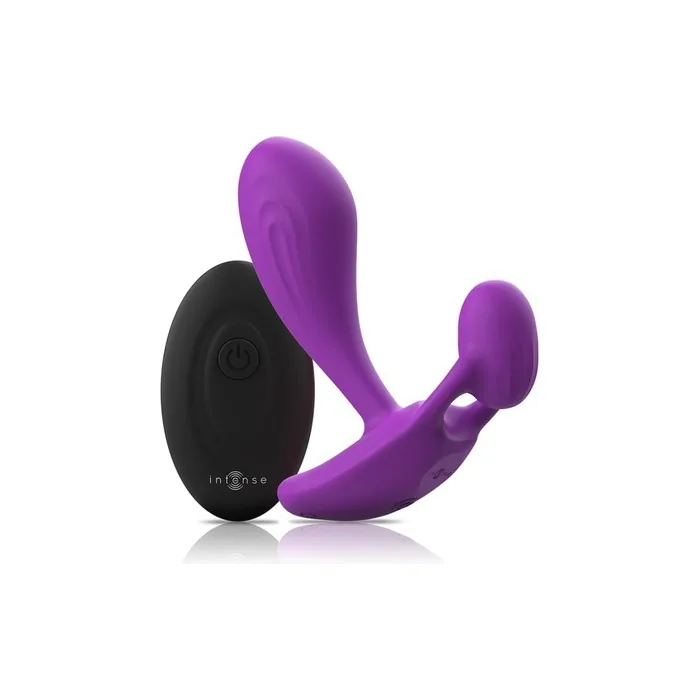 Intense Shelly Anal Plug Remote Control Purple