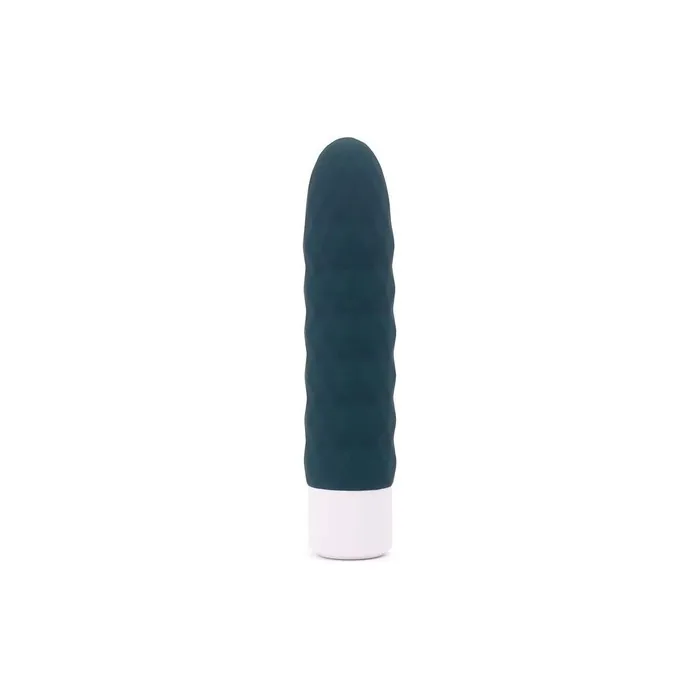Vaginal Vibrator Type Made Of Hypoallergenic Silicone With A Corrugated Design For A