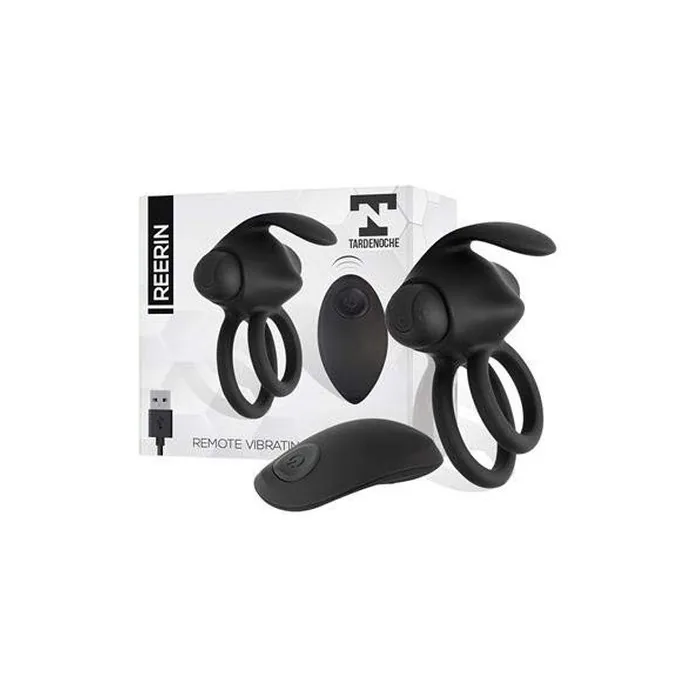 Tardenoche Reerin USB Vibrating Ring with Dual Remote Control Silicone