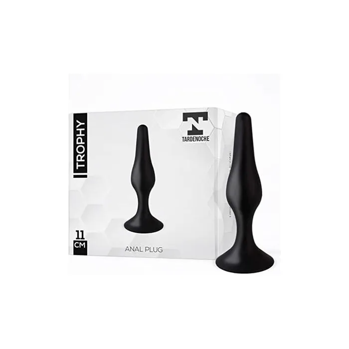 Trophy Silicone Anal Plug 13cm Black