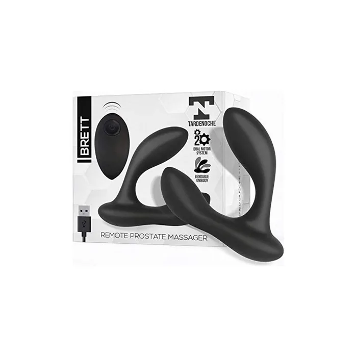 Tardenoche Brett Prostate Massager Remote Control Usb Liquid Silicone