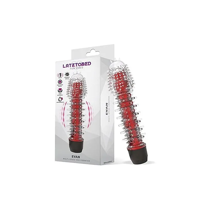Latetobed Evan Multispeed Vibrator Red