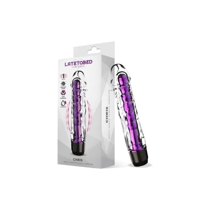 Chris Brand Vibrator with Various Speeds - Violet