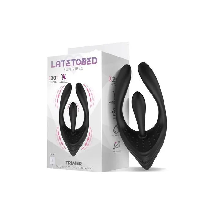 Latetobed Trimer Stimulator Multifunction For Couples And Masturbation Usb Silicone
