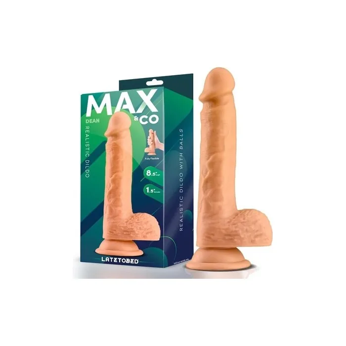 Dean Realistic Dildo With Testicles 85 Natural