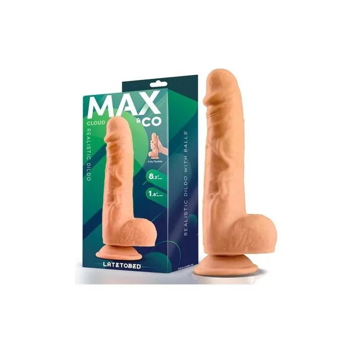 Cloud Realistic Dildo With Testicles 83 Natural