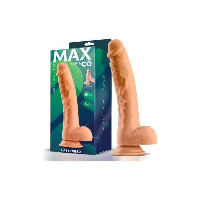 Lois Realistic Dildo With Testicles 91 Natural
