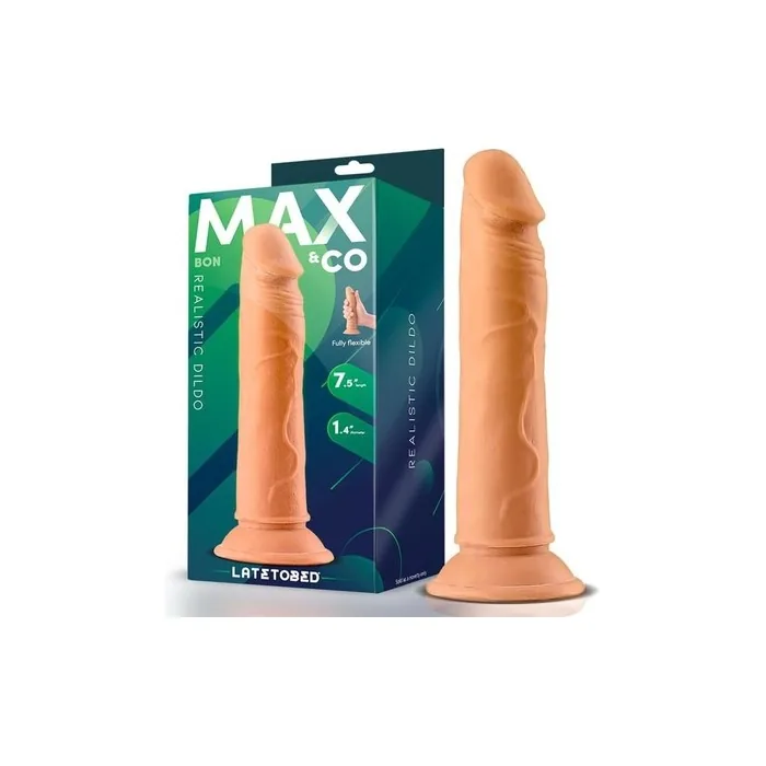 Bon Realistic Dildo With Suction Cup 75 Natural
