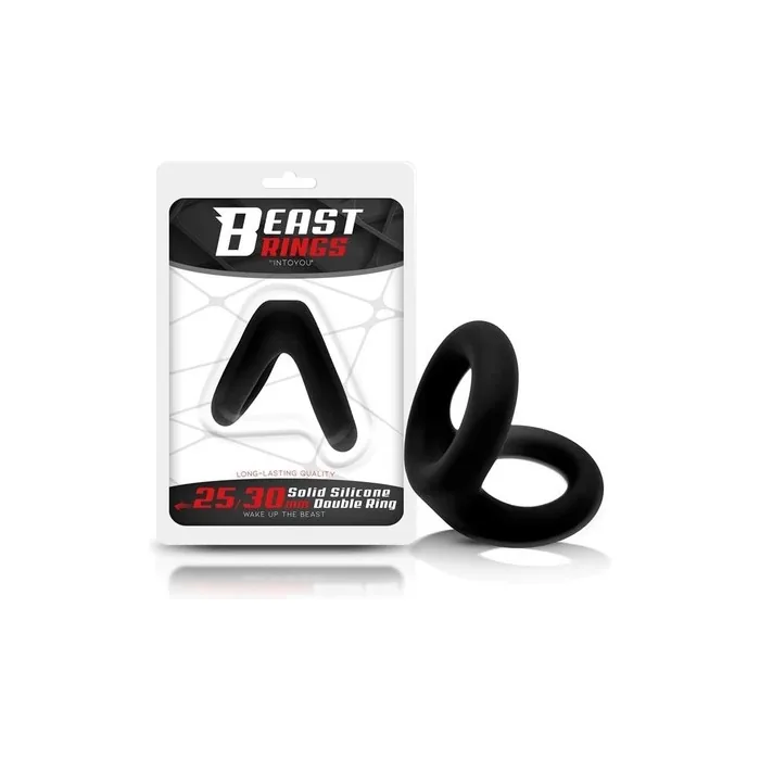 Solid Silicone Double Penis Ring 25 3 Cm