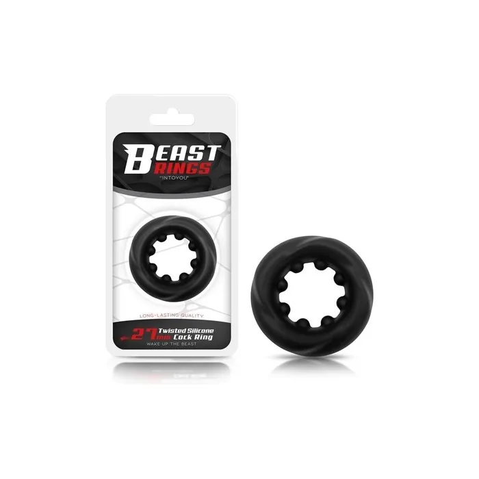 Twisted Liquid Silicone Penis Ring 27 Cm