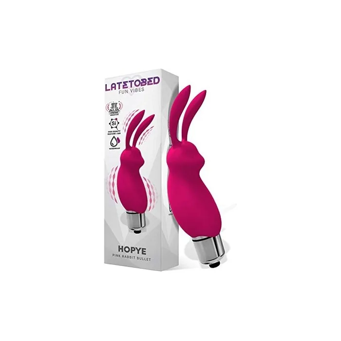 Latetobed Hopye Bunny Vibrator Silicone Pink