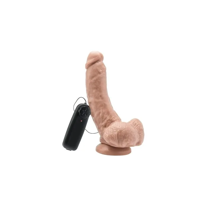 Get Real By Toyjoy Dildo 205 Cm With Vibrating Testicles