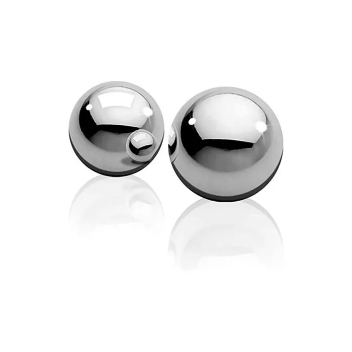 Ouch! by Shots Medium Weight Ben Wa Balls Silver