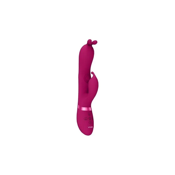 Shots Gada Vibrating Bunny Ear Gspot Rabbit With Pulse Wave Shaft