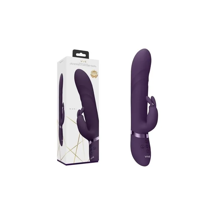 Shots Nari Vibrating And Rotating Beads Gspot Rabbit Purple