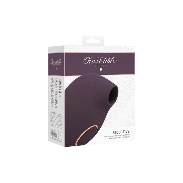 SHOTS IRR001PUR Seductive Clitoris Design Vibrator with Airwave Technology and Waterproof 11 Different Intensity Levels Purple