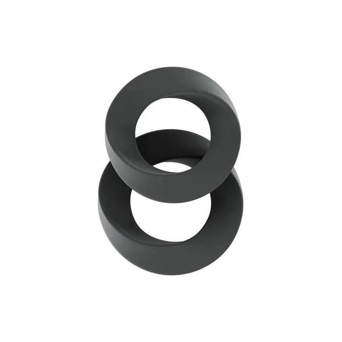 Sono by Shots No.24 Endless Penis Rings Set Gray