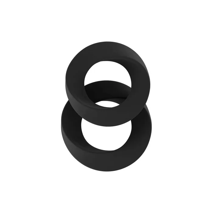 Sono by Shots No.24 Endless Penis Rings Set Black