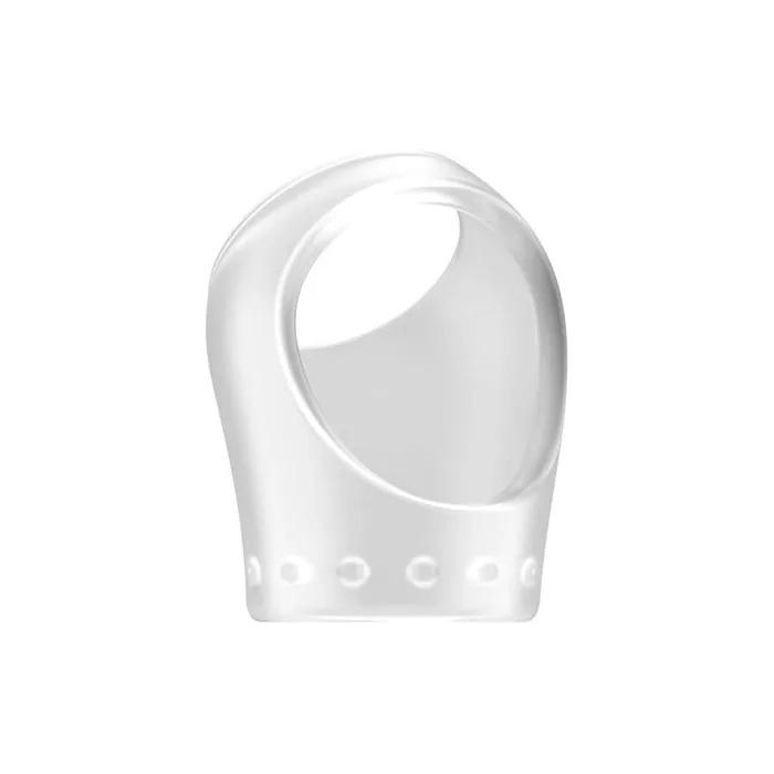 Sono by Shots Stretchy Penis Ring with Testicle Ring Transparent