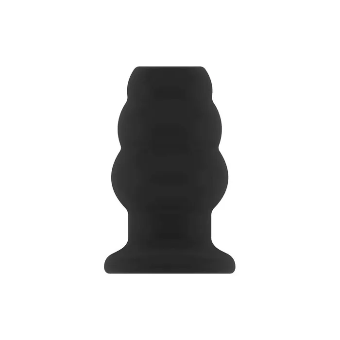 Sono by Shots No.49 Small Hollow Anal Plug 3 inch Black