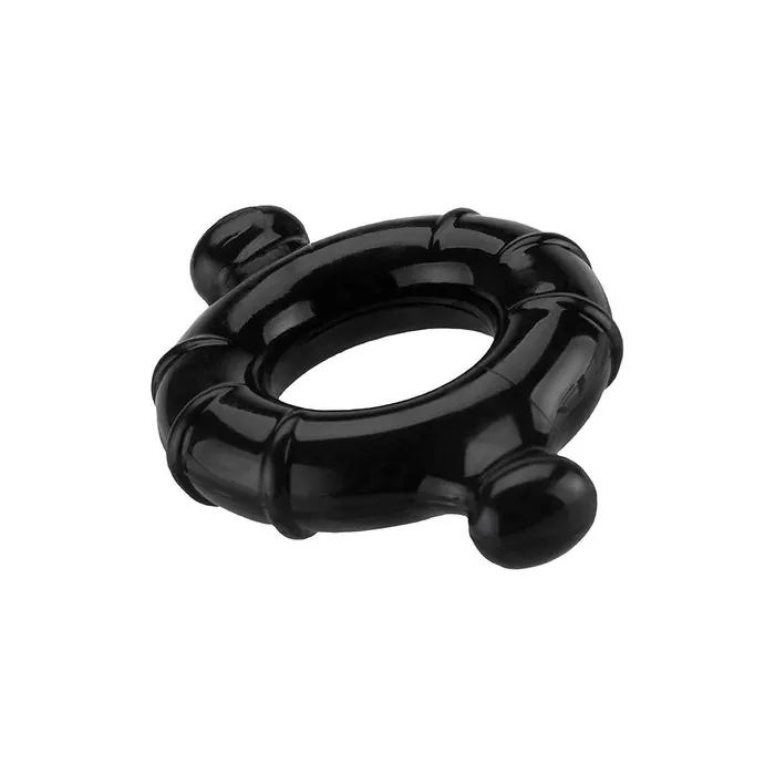 Shots Toys Gummy Penis Ring M Black