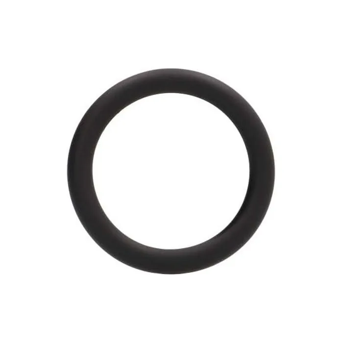 SHOTS Toys by SHOTS Round Silicone Penis Ring Black M