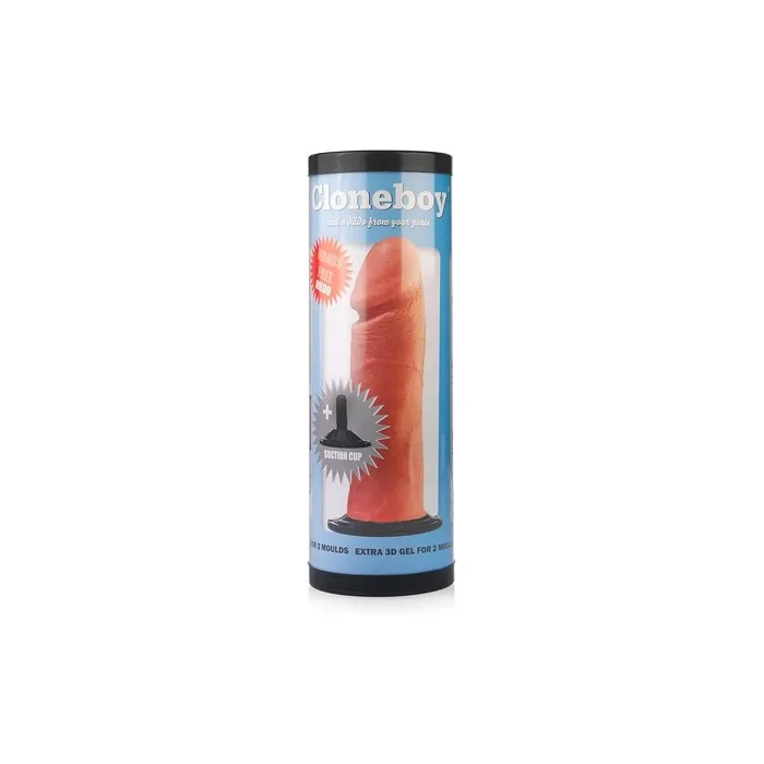 CLONEBOY Penis Casting Dildo Kit with Suction Cup - Flesh Color, Black