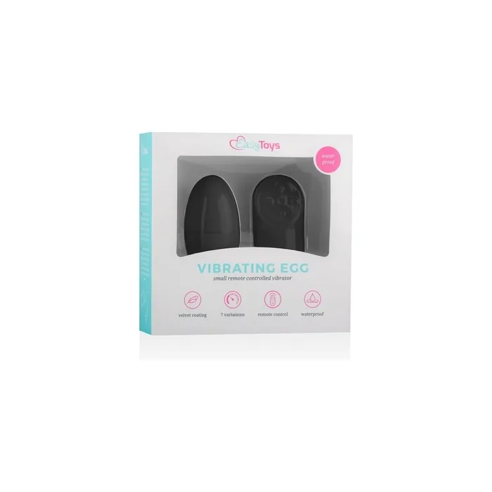 Easytoys Vibrating Egg Black From Easytoys Mini Vibe Collection