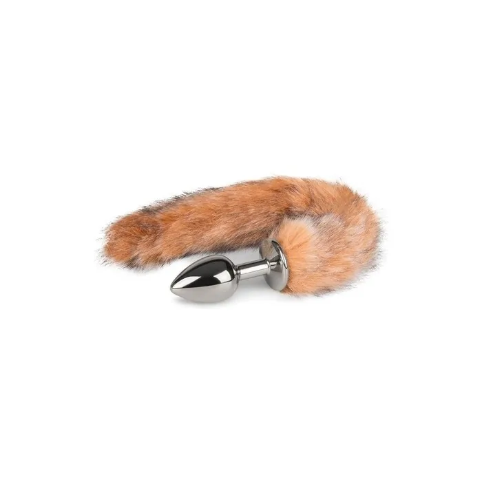 EASYTOYS No. 7 Silver Fox Tail Anal Plug