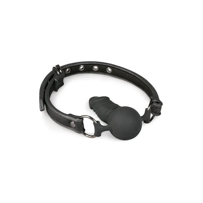 Easytoys Fetish Collection - Gag Ball With Dildo - 9.5 Cm - Black Mouth Gag