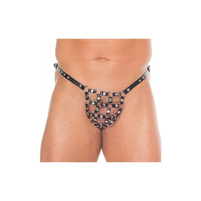 Bondage Play Adjustable Ring Crotch Tanga