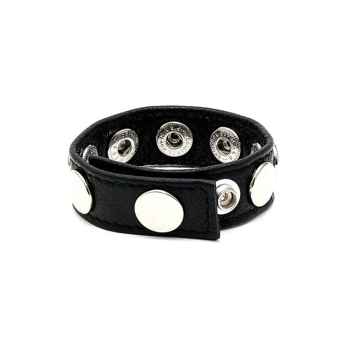 Erotic Fashion Ra7398 Black Leather Adjustable Penis Ring