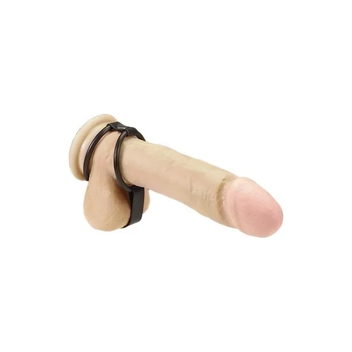 Erotic Fashion ra7432 Penis Rings Black Leather Adjustable