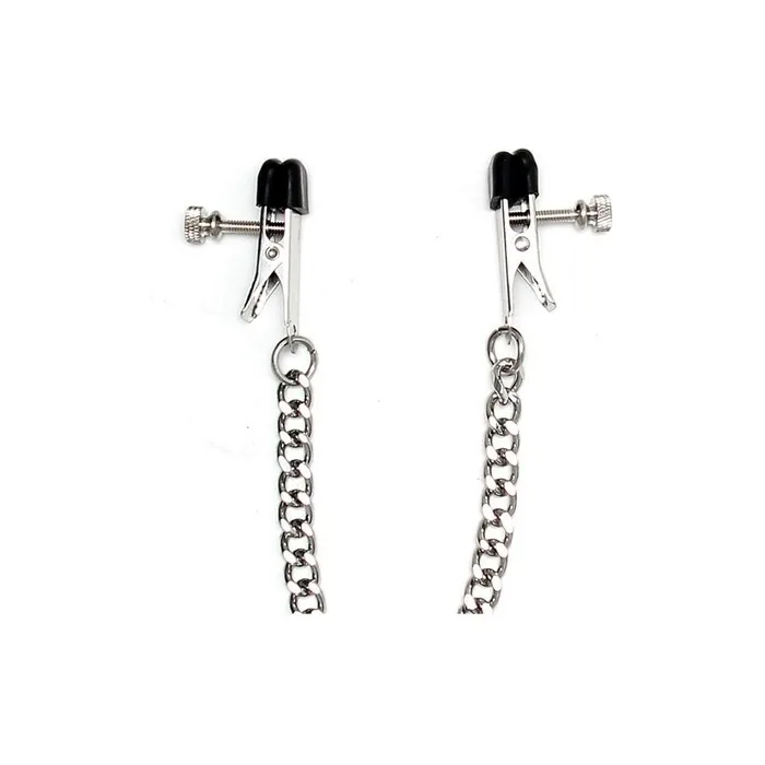 Erotic Fashion ra7702 Nipple Clamps Silver Metal Adjustable