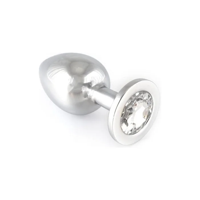 Butt Plug Big With Transparent Crystal