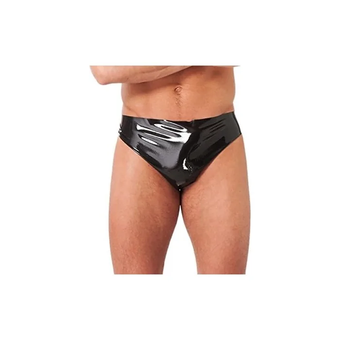 Rimba Men's Slip with Internal Buttplug 10 x 3.5 cm Black